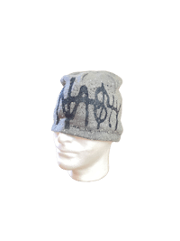 a mannequin head with a beanie on it